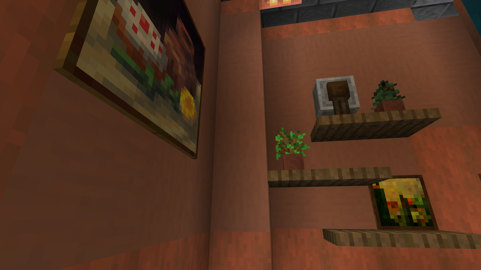 Shelves and Paintings